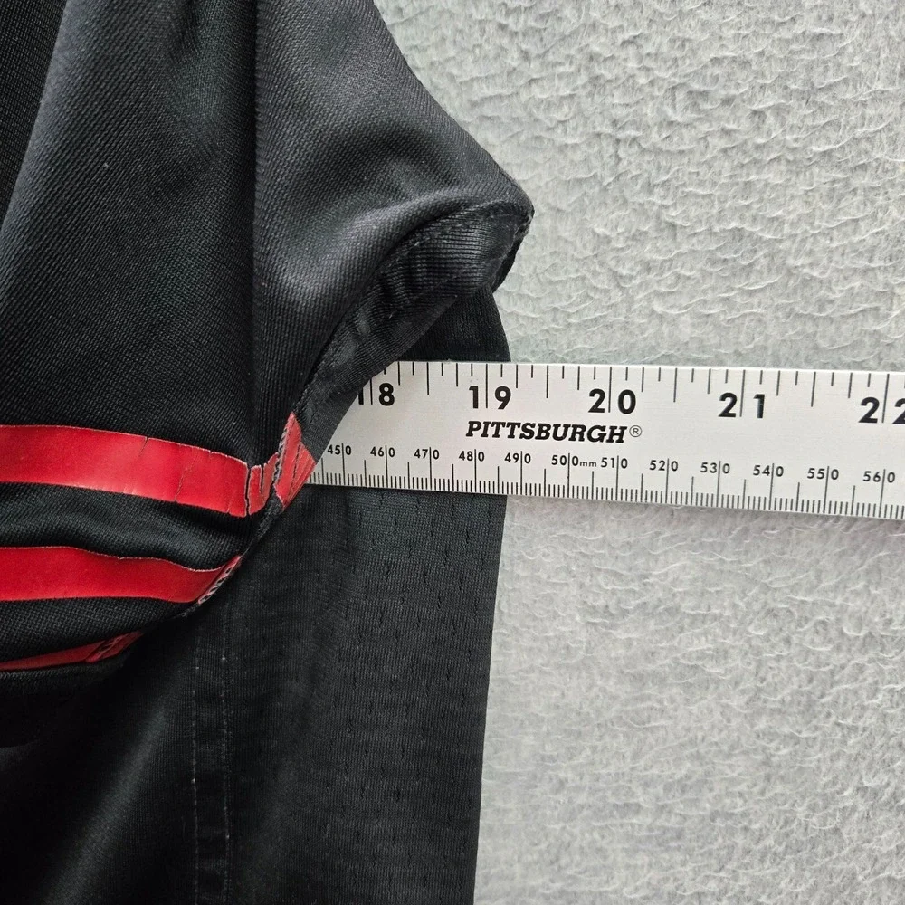 San Francisco 49ers Men Jersey Black Red‎ Small Vernon Davis 85 Nike Swoosh Logo